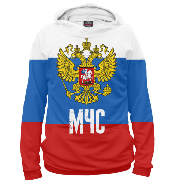 Женское худи «МЧС России» — худи с принтом, магазин Print Bar