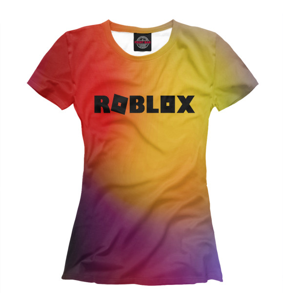 Женская футболка «ROBLOX | РОБЛОКС» — футболка с принтом, магазин Print Bar