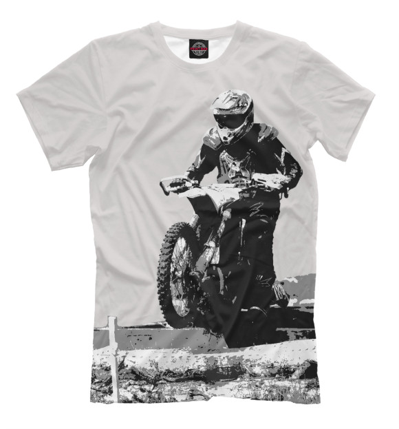 Мужская футболка «Enduro» — футболка с принтом, магазин Print Bar