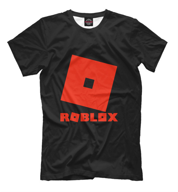 Мужская футболка «Roblox Logo» — футболка с принтом, магазин Print Bar