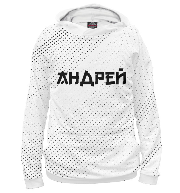 Женское худи «Андрей аниме» — худи с принтом, магазин Print Bar