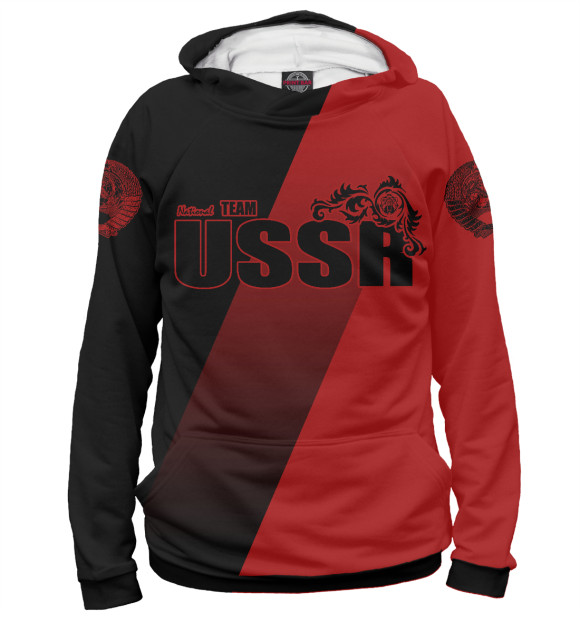 Женское худи «USSR team» — худи с принтом, магазин Print Bar