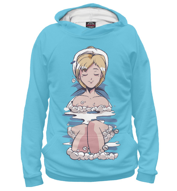 Женское худи «Anime girl» — худи с принтом, магазин Print Bar